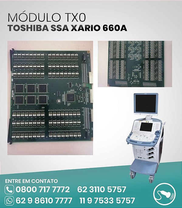 MODULO TX0 ULTRASSOM TOSHIBA SSA XARIO 660A