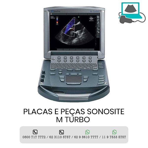 PLACAS E PECAS ULTRASSOM PORTATIL SONOSITE M TURBO