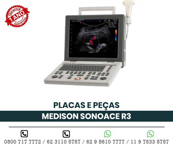 PLACAS PECAS ULTRASSOM PORTATIL MEDISON SONOACE R3