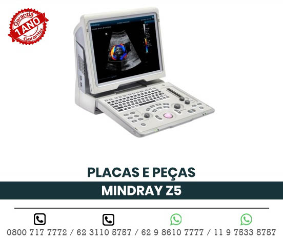 PLACAS PECAS ULTRASSOM PORTATIL MINDRAY Z5