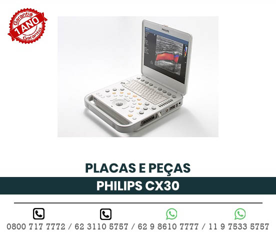 PLACAS PECAS ULTRASSOM PORTATIL PHILIPS CX30