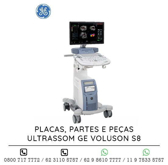 PLACAS PECAS E PARTES ULTRASSOM GE VOLUSON S8