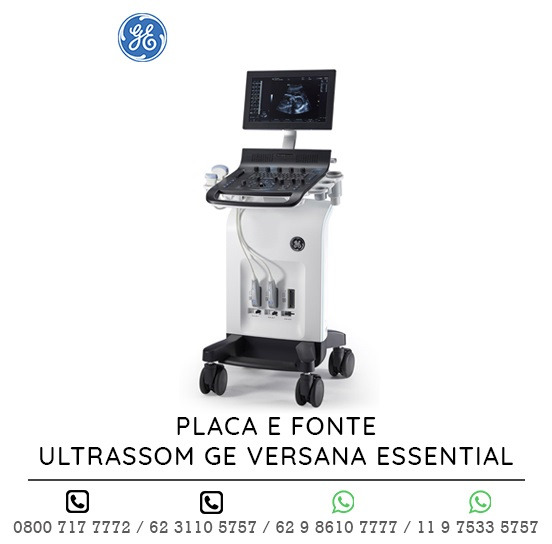 PLACA E FONTE ULTRASSOM GE VERSANA ESSENTIAL