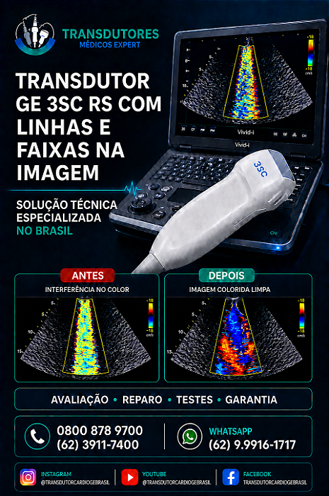 TRANSDUTOR GE 3SC RS COM LINHAS E FAIXAS NA IMAGEM
