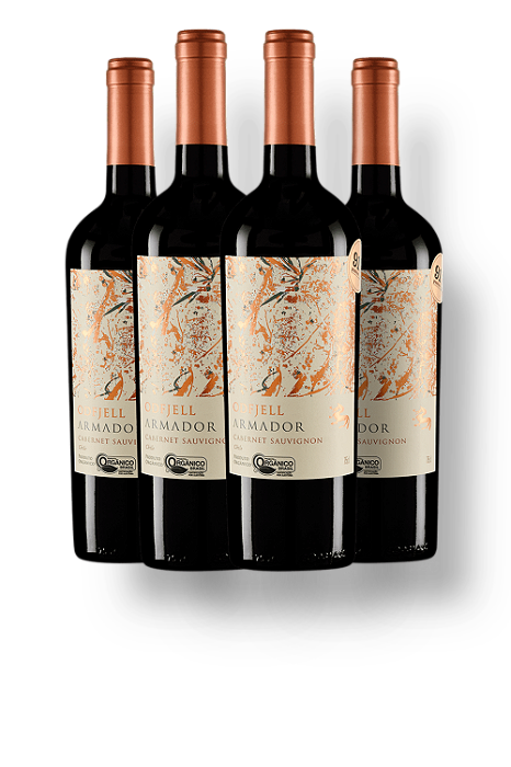 Kit 4 Garrafas Odfjell Armador Cabernet Sauvignon Orgânico - 750ml