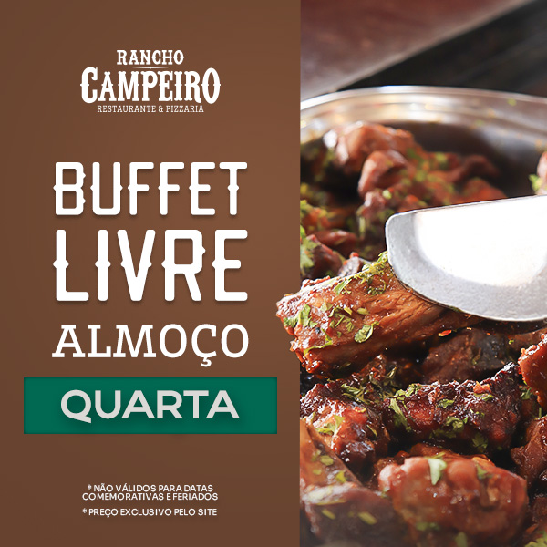 Buffet Livre Almoço - Quarta Feira