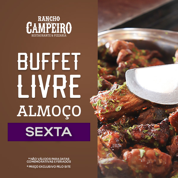 Buffet Livre Almoço - Sexta Feira
