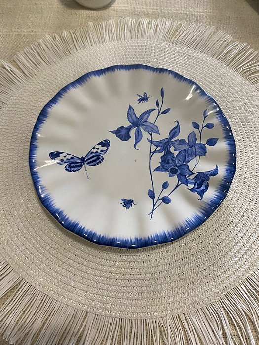 Conjunto prato sobremesa Demoiselle 6 peças
