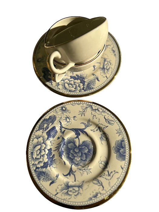 Conjunto de xícaras Chinese blue 6 peças porcelana 90ml- Alleanza