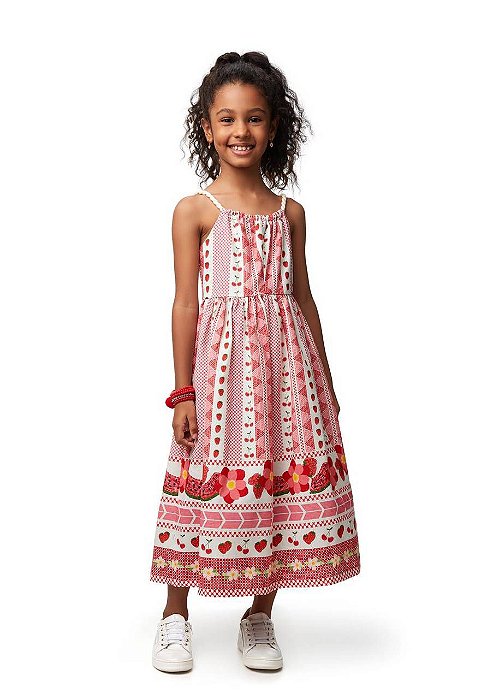 Vestido Longo Pic Nic Kids