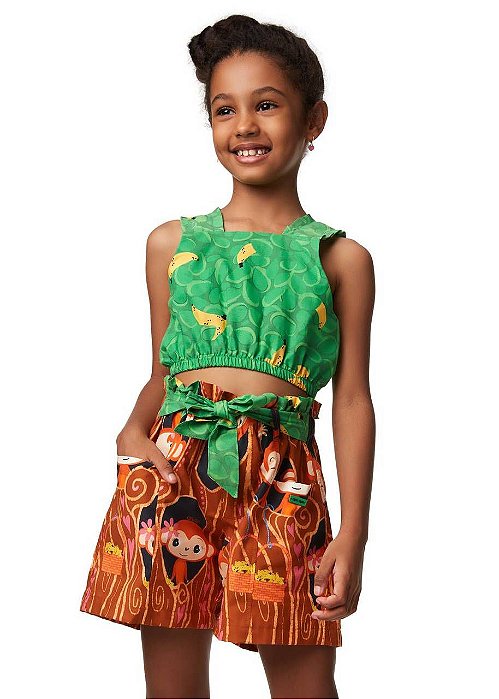 Conjunto Floresta Dos Macacos Teen