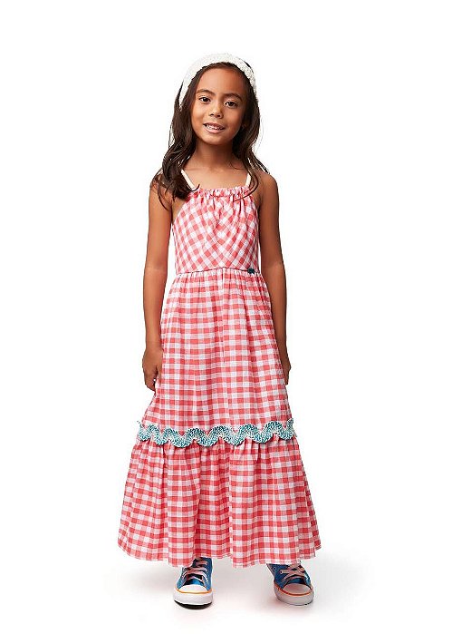 Vestido Vichy Brigitte Bardot Teen