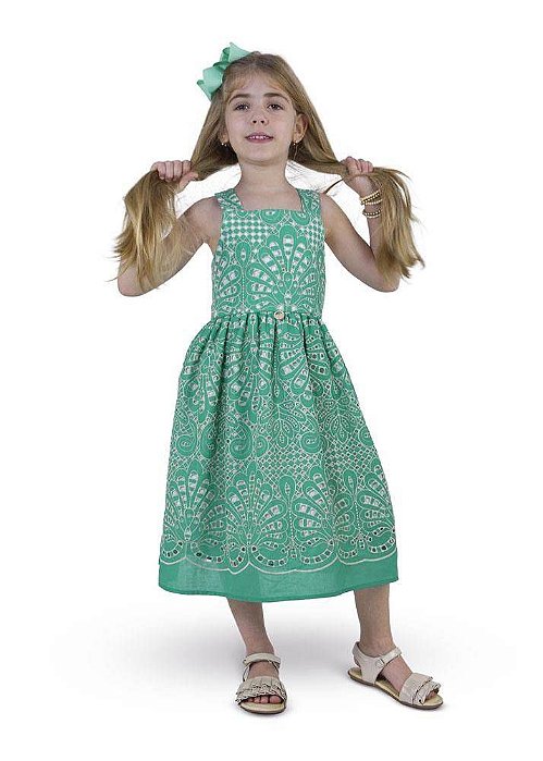 Vestido Midi Orquidea Teen