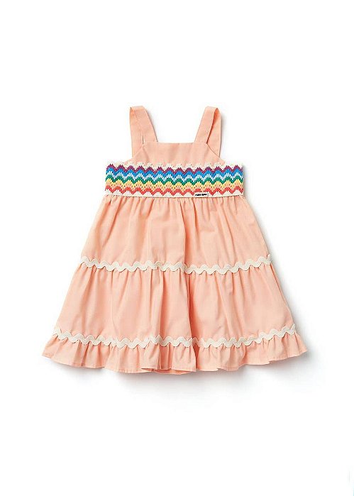 Vestido Bebê Milk Shake