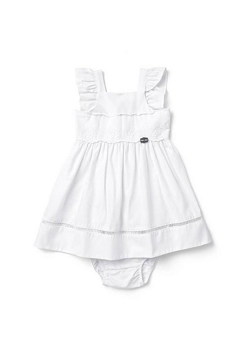 Vestido Bebê Nuvem De Algodão