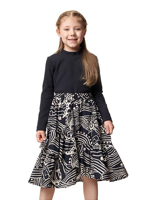 Blusa Malha Canelada Kids