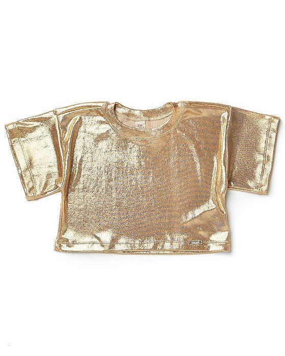 Cropped Mangas Deslocadas Star Glow Kids