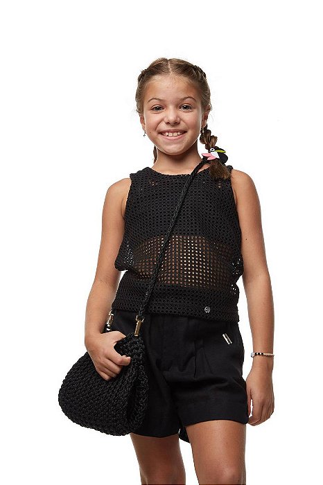 Shorts Alfaiataria Kids