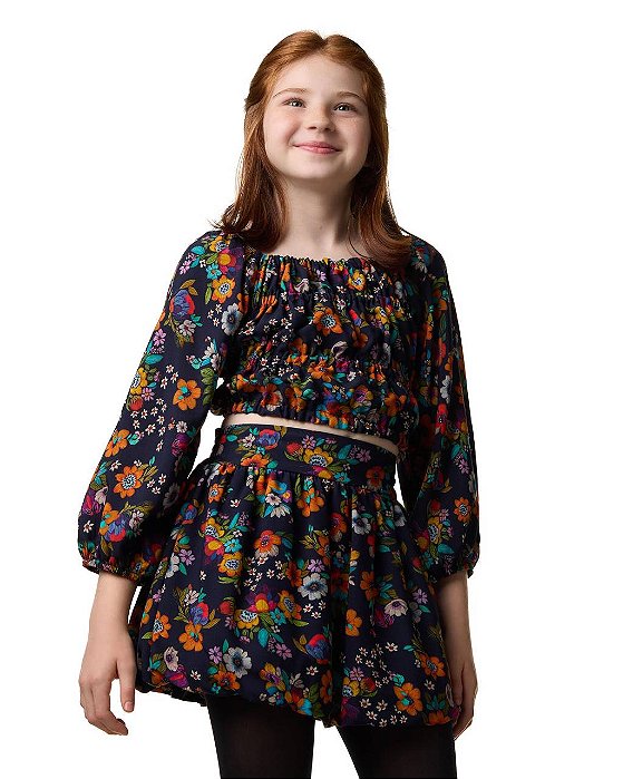 Conjunto Bubble Floral Vintage