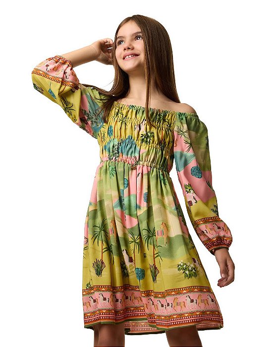 Vestido Midi Pampas