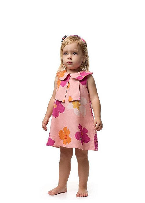 Vestido Bebê Margaridas