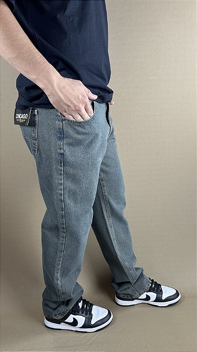 Vintage Jeans Verde Homens, Homens Jeans Vintage Baggy