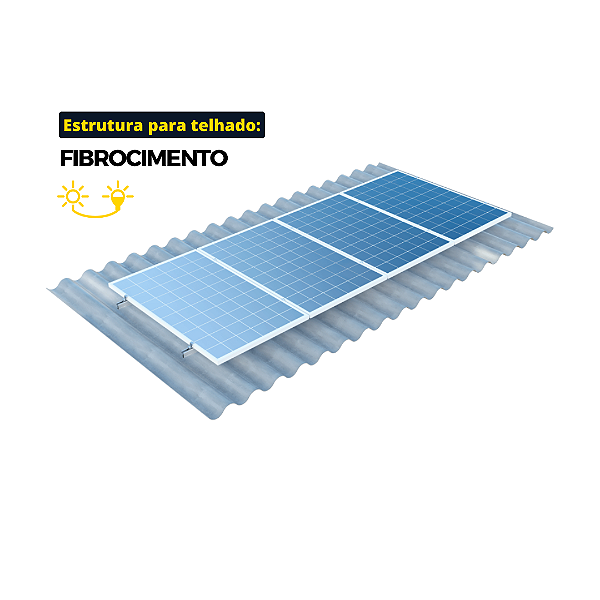 KIT Estrutura Fibrocimento/madeira