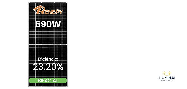 MODULO 690W RENEPV BIFACIAL 30MM
