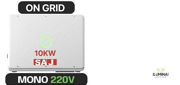 INVERSOR SAJ AFCI MONO 10KW-R6 220V 3MPPT