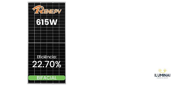 MODULO 615W RENEPV BIFACIAL 30MM