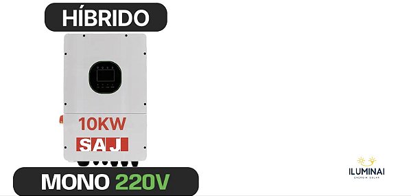 INVERSOR SAJ MONO HIBRIDO 10KW-H2 220V 2MPPT