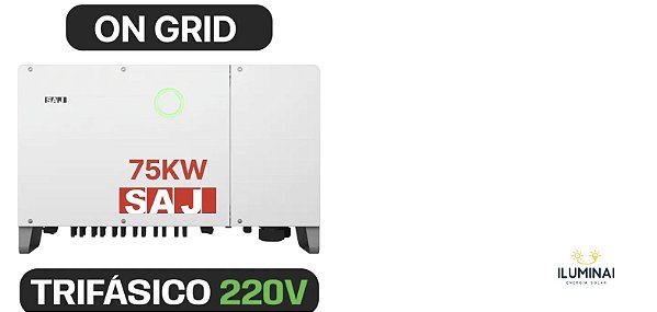 INVERSOR SAJ TRIF AFCI 75KW-C6-ON GRID 220V T12