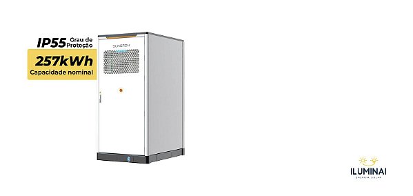 SISTEMA DE ARMAZENAMENTO BESS ST255CS-2H 255KWH 934V SUNGROW