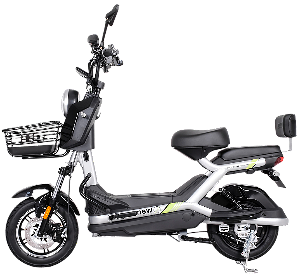 Scooter Elétrica T1 1000W Preta/Prata – New E-Bike