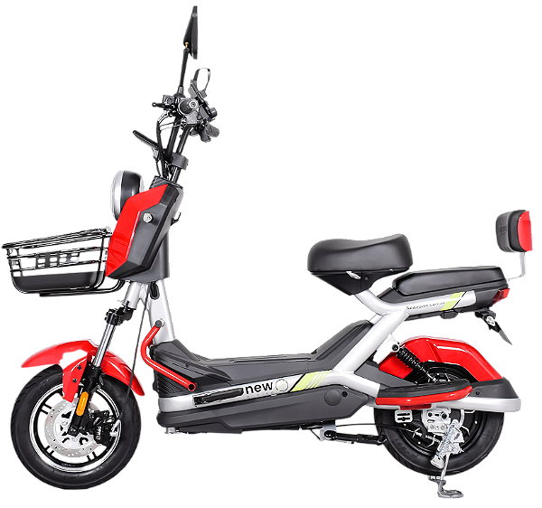 Scooter Elétrica T1 1000W Vermelha/Preta – New E-Bike