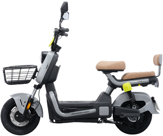 Scooter Elétrica Tank 800W Cinza – New E-Bike