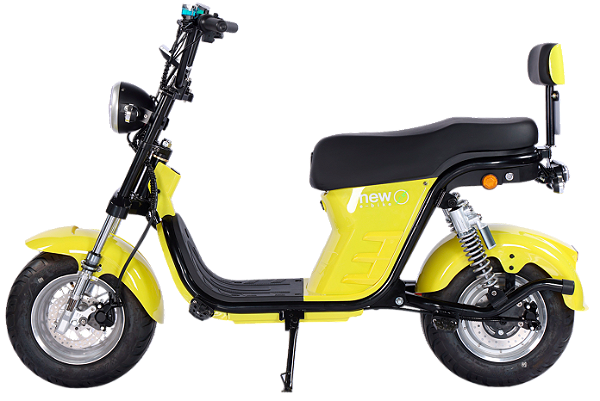 Scooter Elétrica Harley 1000W Amarela – New E-Bike