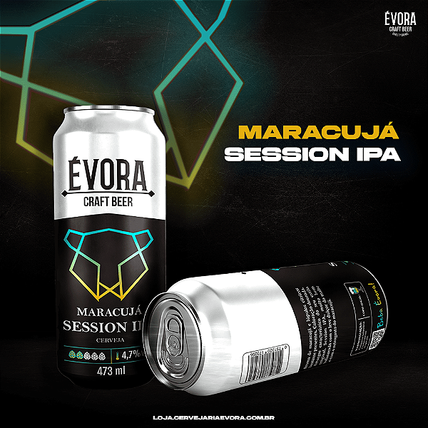 LATA SESSION IPA COM MARACUJÁ