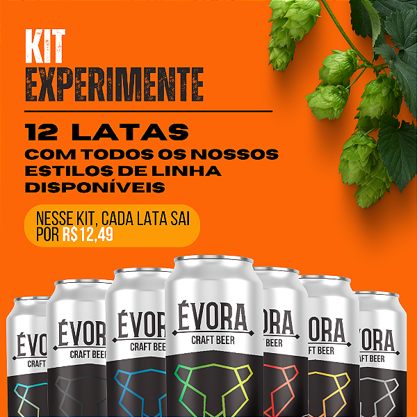 KIT EXPERIMENTE- 12 LATAS 473 ML