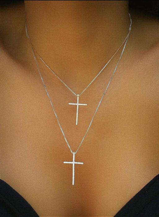 Cordão Crucifixo Médio
