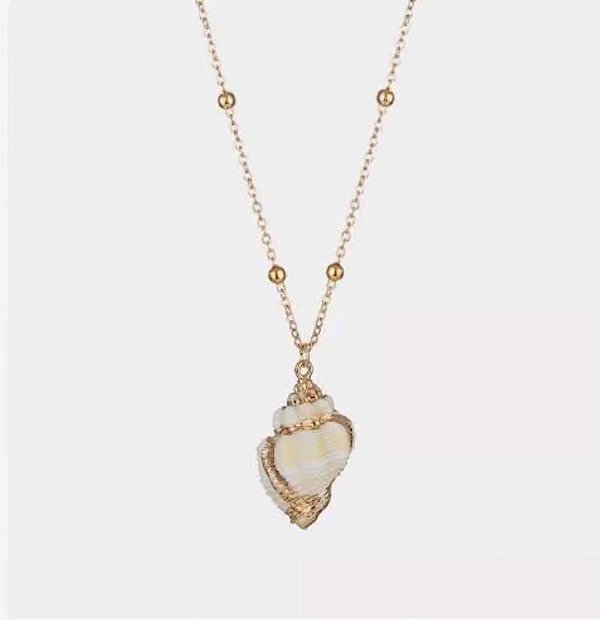 Colar Concha Natural