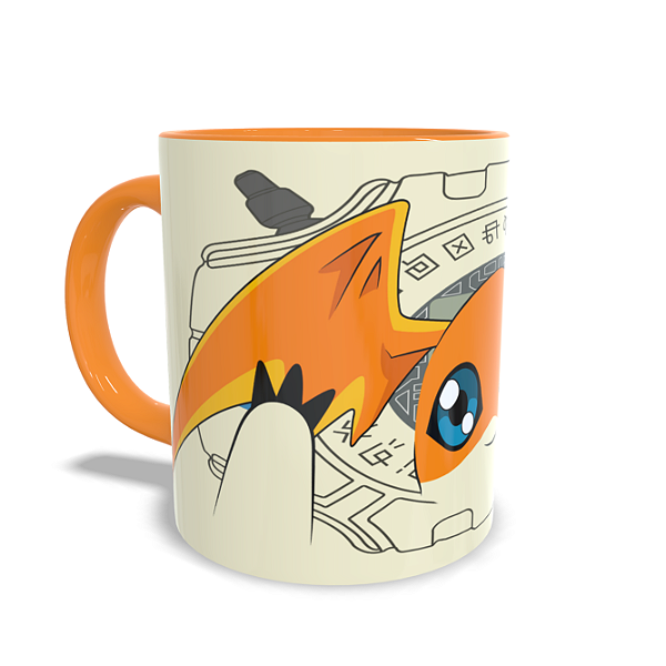 Caneca Digimon Patamon