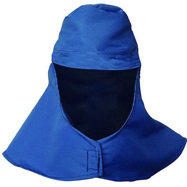 TOUCA ÁRABE SOLDADOR BRIM AZUL C/ ELAST. E VELCRO BRASCAMP CA 49731