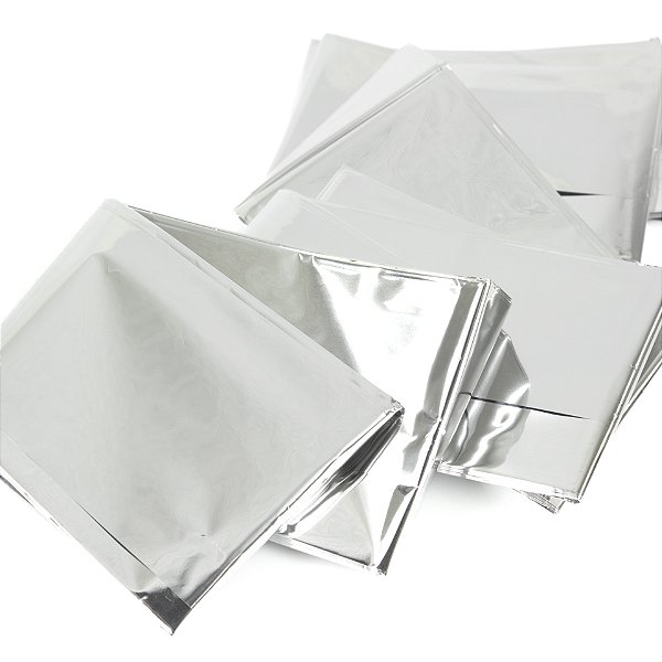 COBERTOR DE EMERGENCIA ALUMINIZADO C/ 6UN