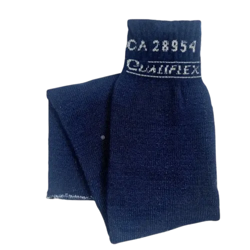 MEIA TERMICA DE LÃ ACRILICA AZUL QUALIFLEX CA 28954