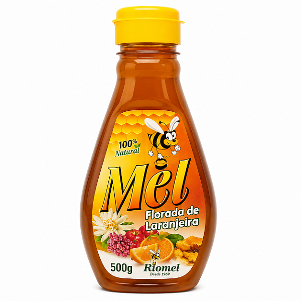 MEL FLORADA DE LARANJEIRA RIOMEL 500G