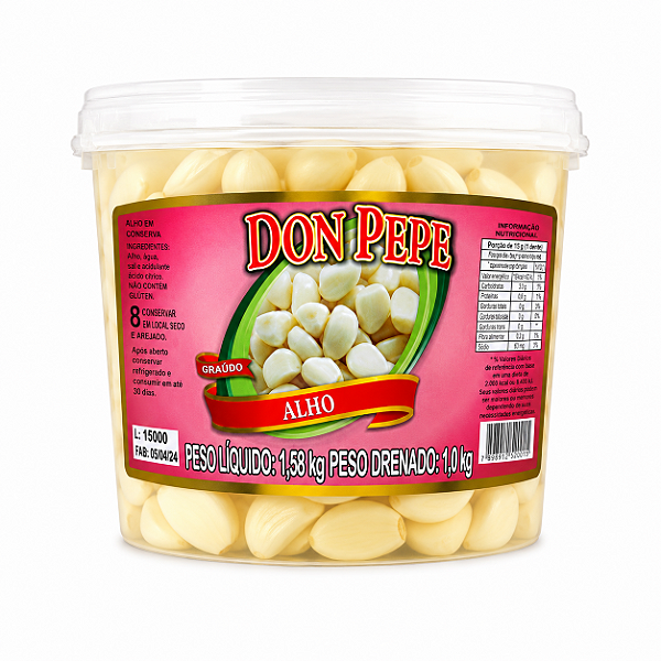 ALHOS EM CONSERVA DON PEPE BALDE 1 KG