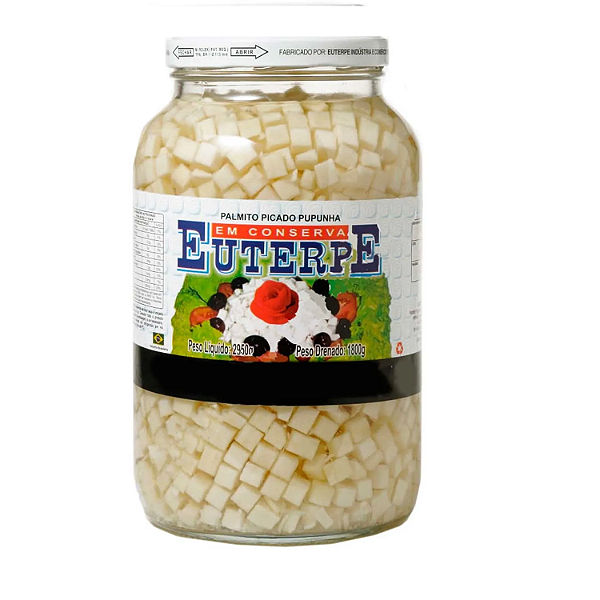 PALMITO PICADO PUPUNHA EUTERPE 1800G