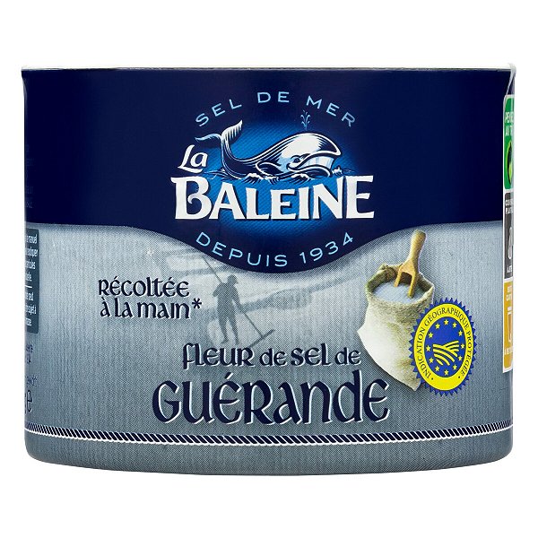 FLOR DE SAL DE GUERANDE FRANCÊS LA BALEINE 125G