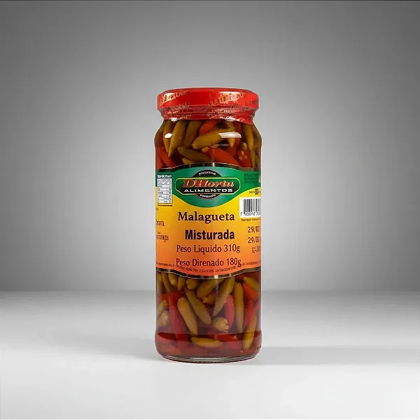 PIMENTA MALAGUETA MISTURADA D HORTA 180G